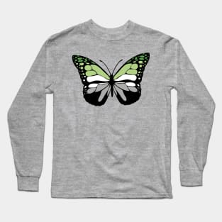 Aromantic Butterfly Long Sleeve T-Shirt